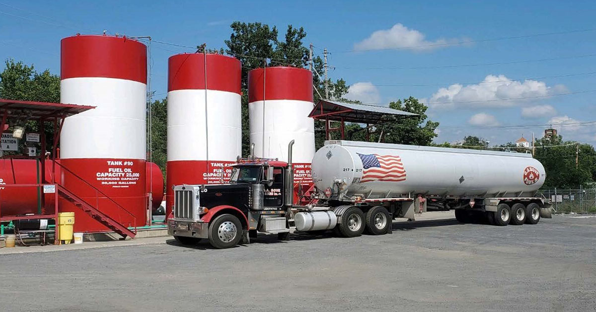 Fuel oil truck and storage